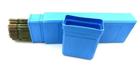 E309L-16 Stainless Steel Stick Electrodes One Eighth Inch 5 Pound Pack For Stainless To Stainless Welds, low-carbon rods in blue case