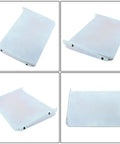 Heavy Duty 13X9 Cast Iron Base Plate Cradle Support Stand Compatible With Dw735 Benchtop Wood Planer viewed from multiple angles on a white background.