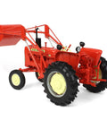 Allis Chalmers D Fifteen Tractor With Front Loader One Sixteenth Scale Die Cast Model Poseable Front Wheels Open Station Detail