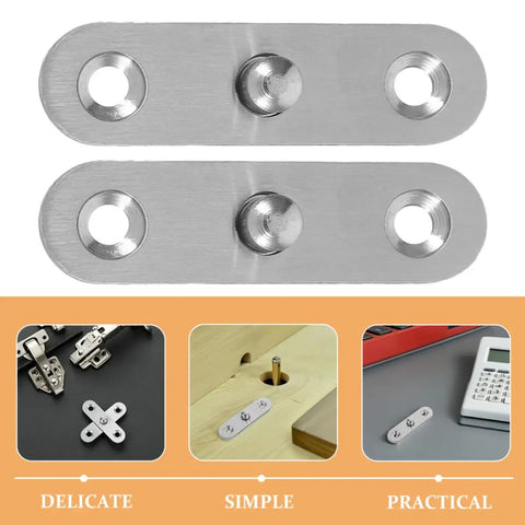 Six Pack Stainless Steel Folding Butt Hinges For Cabinets And Furniture With Space Saving Design, Concealed Door And Window Hardware Fittings