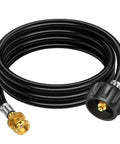 8 Foot Propane Hose Adapter 1Lb To 20Lb With QCC1 Type1 CGA600 Connection for outdoor cooking and heating