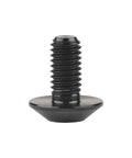 Titanium Button Torx Head Bolts M6x12mm For Bike And Motorcycle Black 4 Pack Grade 5 6AL4V shown with 14mm head diameter