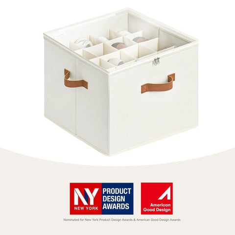 Foldable Shoe Storage Box With Clear Cover And Adjustable Dividers Stash 16 Pairs In A Closet Or Entryway Organizer