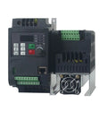 Beefed Up VFD Inverter For Motor Speed Control 0.75KW To 2.2KW 220V/380V 3 Phase Drive 1HP To 3HP Variable Frequency Drive Inverter With CPLD For Smooth Quiet Reliable Motor Tuning, front view