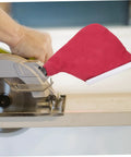 Solid 2 Piece Belt Sander Dust Collection Bags Built For 9401 Models Reusable Woodworking Dust Catcher attached to saw.