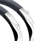 Self-Sealing 20 Inch Bike Tubes AV32mm with Schrader Valve showing puncture-resistant features, pair of tubes, side view.