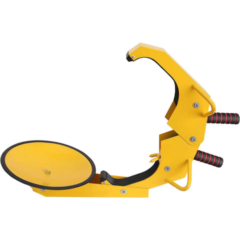 Tough As Nails Heavy Duty Wheel Lock Clamp For Trailers And Vehicles, Adjustable Tire Boot Lock, Anti Theft Wheel Lock, side view