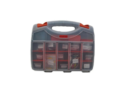 Must Have Electronics Component Pack 1 For Make Electronics 2nd Edition Kit With Over 150 Pieces And 50 Spares in plastic case