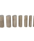 Drop Shaped Disc Cutter Set 7 Piece Punch Die Forming Kit For Jewelry Making And Metal Gaskets Sheets With Base 62x62mm in various sizes.