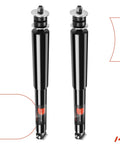 Beefed Up Rear Pair Shock Absorber Strut Assembly For Ford Mustang 2005 To 2014 Left And Right Fit With Dust Shield Included Works On V6 3.7L 4.0L And V8 4.6L 5.0L Models Heavy Duty Rear Suspension Upgrade