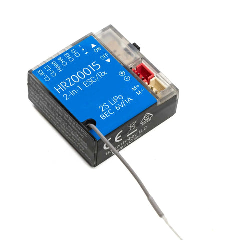EC2 1/24 Scale ESC Receiver With 2 4Ghz Radio For RC Cars, High Performance Speed Controller And Accessories, close-up view