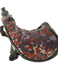 Big Capacity Outdoor Water Bottle With Oxford Cloth Canteen Design, camouflage pattern, leakproof and rugged for camping and hiking.