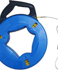 Beefy Steel Wire Puller Tape 200 Foot Long One Sixth Inch Wire Diameter With Handy Storage Case for tight angles