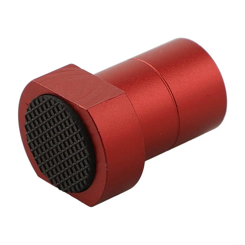 Red clamp from 8 Piece Aluminum Alloy Dog Clamps For Woodworking Table Heavy Duty Hold Downs Set Delivers Strong Grip And Easy Fixturing