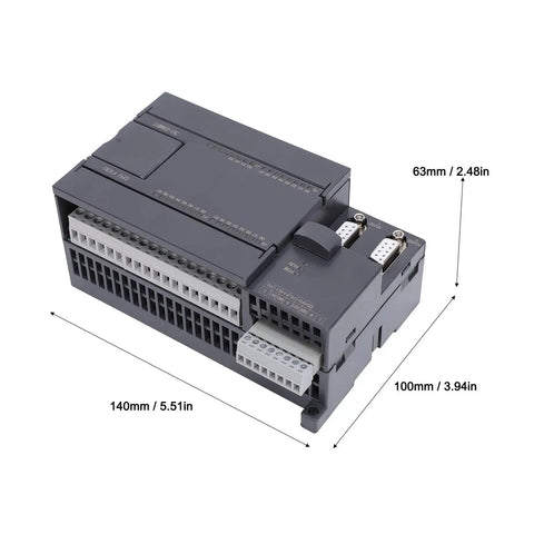 24V PLC Control Module With 32 Bit Fast CPU For Industrial Automation, 3U14MR 16 Input 12 Output Relay IO Board, size shown