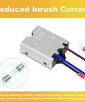 Kickstart Your Rig With Heavy Duty Smooth 24 Amp Soft Start Relay Module Pre Wired Harness with visible wiring and fuse.