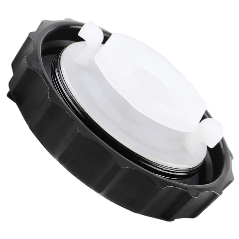 Black plastic brake fluid reservoir cap for Toyota Camry 2018-2023, Tacoma 2005-2015, and Lexus ES250 2021-2022, part 47230-47090