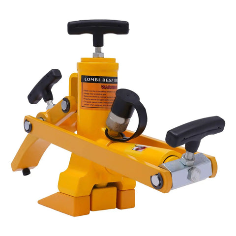 Shop Tested Heavy Duty 10000Psi Hydraulic Bead Breaker Kit With Air Foot Pump And Hose Portable Tire Changer Repair Tool For Tractor Truck And Van Rigs Grease Monkey Yellow