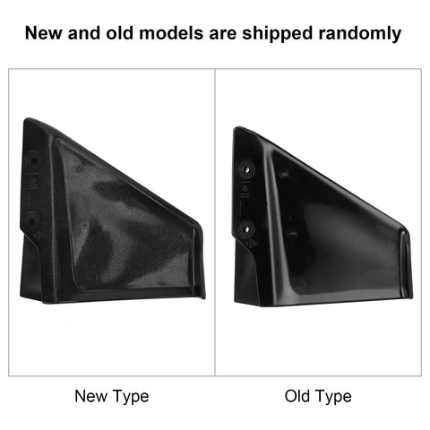 Outboard Hydrofoil Pair For 4 50HP Motors Boat Motor Stabilizer Fins new and old model comparison, durable black ABS build.