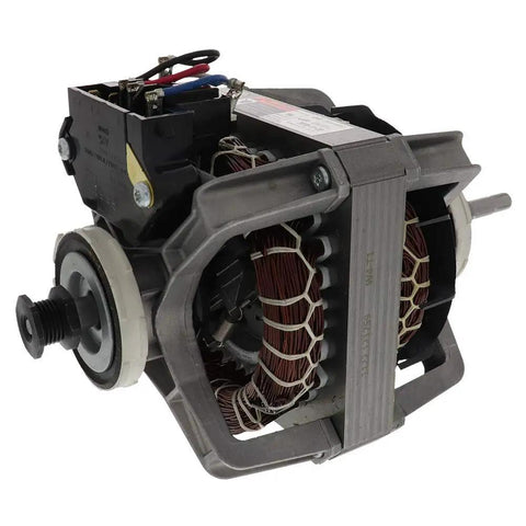 Dryer Motor DC31-00055G Replacement for Most Electric Clothes Dryers, Black Color, side view of durable construction