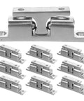 Stainless Steel Marine Boat Door Catch Latch Kit For Yachts Campers And Patios Perfect 3 Piece Silver Holder Set Easy Install Vessel Hardware with ball bearing design.