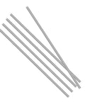 250mm M6 1.0 Threaded Rods 304 Stainless Steel Right Hand Fully Threaded Screw Rods For Lawn Mower Carburetor And Mechanical Fastening Replacement Studs 5 Piece Set showcasing all rods.