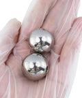 Heavy Duty M6x25mm Ball Nuts Knob Set 2 Pcs 304 Stainless Steel Female Threaded Bearings With Hole 1 Inch Diameter Solid Steel Bearing Balls