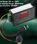 DC Motor Speed Controller Dope PWM 6V 12V 24V 48V 60V 30A Adjustable Speed Regulator With Stepless Digital Display