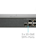 SonicWall 2700 next-gen business firewall with 16 x 1-GbE ports and 3 x 10-GbE SFP+ ports for secure network upgrade and access.