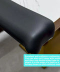 Insulation Foam Pipe Sleeve 2 Inch Inside Diameter, 6 Feet Long, Black, used as table edge padding for protection