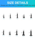 Size details of Small Phillips Head Micro Screws Kit in Ten Sizes M1 M1.2 M1.4 M1.7 Self Tapping Electronics Screws Assortment Pack of 1000