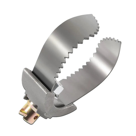 Heavy Duty Three Inch C Cutter Cable Coupling Drain Cleaning Workhorse Fits Five Eighths Cable drain blade for stubborn clogs.