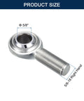Built Tough Heavy Duty Rod End Bearings And Heim Joints Featuring 5/8 Inch Bore With Right Hand Male Threads And Solid Jam Nuts for suspension.