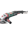 Handheld Six Inch Angle Grinder With 9600 RPM And 14.5 Amp Power, Paddle Switch, and Safety Clutch for metalworking