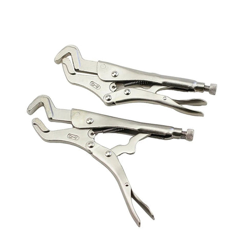 Curved Jaw Locking Pliers That Are A Total Game Changer For Welding Pros, heavy duty alloy steel clamps for tough jobs.