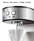 Automatic Bean To Cup Coffee Maker With Integrated Milk Frother Hassle Free Brewing System showing control buttons and water flow.