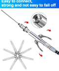 8 Piece Grease Gun Needle Tip Set For DIY And Pros 18 Gauge Stainless Steel Mini Syringe Nozzles 6 Cm Long Removable Tips