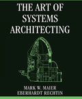 Front cover of The Art of Systems Architecting, third edition; black with green banner and architecture, CRC Press logo.