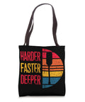 Dragon Boat Paddler Tote Bag For Dragonboating Teams And Paddlers Durable Everyday Carryall For Practice Races And Festivals with Harder Faster Deeper design.