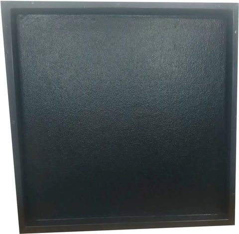 DIY Concrete Molds Set Of 3 For Pavers And Patio Stones, Reusable ABS Plastic Molds, 23.62 X 23.62 X 1.57 Inches. Front view.