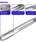 M12 X 1.25 Metric Thread Tap And Die Set For Metal Fasteners Pro Grade High Speed Steel HSS6542 features detail