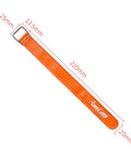 Bright Orange Rubberized FPV Battery Straps 10 Pack Non Slip Tie Down Straps For Drones Helis Planes And Cars With Metal Buckles 20x220mm Highly Visible Secure Your Gear During Flights.