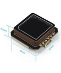 M10 Series GPS Module For FPV Drones And RC Airplanes Nano 15x15mm And 22x22mm Options side view showing dimensions