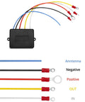 Wireless Winch Remote Control Kit for Trucks ATVs SUVs Jeeps No Fuss Setup With 12V 250A Solenoid Relay Contactor wiring diagram