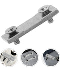 10 Sets Vernier Caliper Clamp Plate Set With 9mm Hole Spacing Metal Dial Caliper Spare Parts Kit With Screws DIY Quick Repair Upgrade For Precision Measuring Tools Pro Grade, metal clamp plate with screws