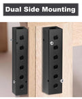 Aluminum Air Manifold Block For Compressors, 6 Port Or 8 Port Inline Pneumatic Distribution dual side mounting