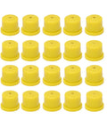 Drone Sprayer Nozzle Kit For Agricultural Use KZ80 Compatible Cone Atomization Nozzle With Flat Fan Pattern Yellow 20 Pack