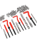 88 Piece Thread Repair Kit For M6 M8 M10 Threads Pro Grade Heavy Duty Steel Alloy Insert Tool Set with taps and drills