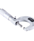 Boss-Level Precision Outside Micrometer 0-1 Inch Range With 0.0001 Inch Resolution, Carbide-Tipped Measuring Face, Ergonomic Thimble, Locking Screw, And Durable Build For Real-World Machining And High-Tolerance Work. Outside micrometer with 0-1 in range, carbide face and locking screw