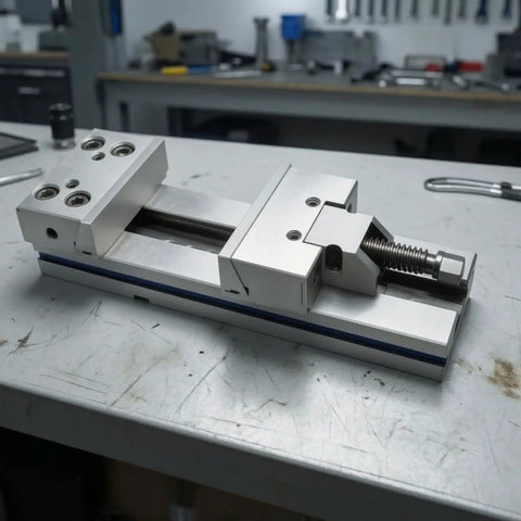 Massive 300mm Opening Bench Vise Hardened Alloy Steel CNC Milling Machine Clamp with precision ground guides